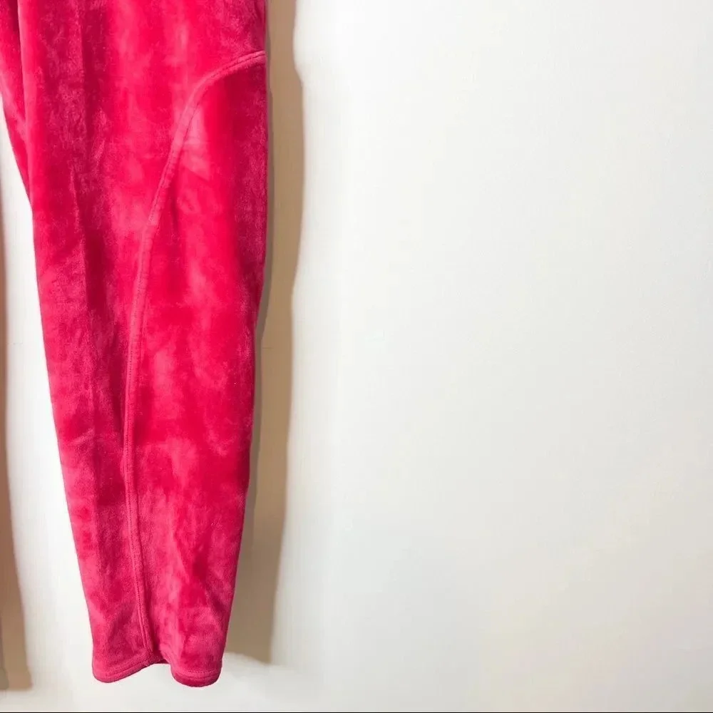 Free People Movement Pink Velvet Jogger Pants